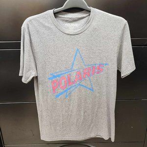 Polaris Men's Retro Star Tri-Blend Tee, Grey